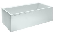 Laufen PRO vana Levá 1800x800x620 mm, čelní panel, model pravý, bílá   H2329560000001